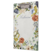 Rich Floral Border Personalized Klembord (Links)