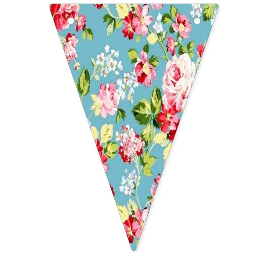 Rich Floral Bunting. Vlaggetjes (Derde vlag)