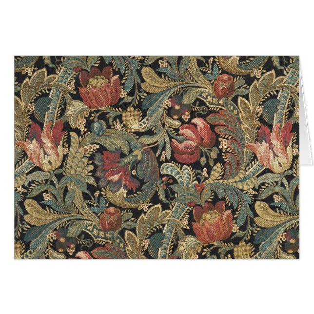 Rich Floral Tapestry Brocade Antiek Classic (Voorkant Horizontaal)