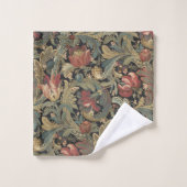 Rich Floral Tapestry Brocade Antiek Classic Bad Handdoek (Wasdoekje)