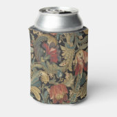 Rich Floral Tapestry Brocade Antiek Classic Blikjeskoeler (Blikje Achterkant)