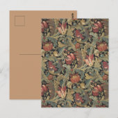 Rich Floral Tapestry Brocade Antiek Classic Briefkaart (Voorkant / Achterkant)