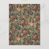 Rich Floral Tapestry Brocade Antiek Classic Briefkaart (Voorkant)
