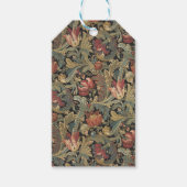 Rich Floral Tapestry Brocade Antiek Classic Cadeaulabel (Voorkant)