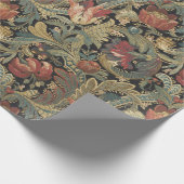 Rich Floral Tapestry Brocade Antiek Classic Cadeaupapier (Hoek)