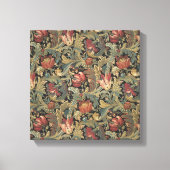 Rich Floral Tapestry Brocade Antiek Classic Canvas Afdruk (Voorkant)