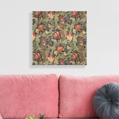 Rich Floral Tapestry Brocade Antiek Classic Canvas Afdruk (Insitu (Woonkamer))