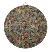 Rich Floral Tapestry Brocade Antiek Classic Dartbord (Voorkant)