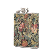 Rich Floral Tapestry Brocade Antiek Classic Heupfles (Links)