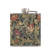 Rich Floral Tapestry Brocade Antiek Classic Heupfles (Achterkant)