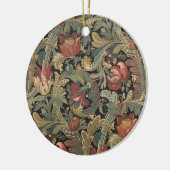 Rich Floral Tapestry Brocade Antiek Classic Keramisch Ornament (Links)