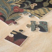 Rich Floral Tapestry Brocade Antiek Classic Legpuzzel (Zijkant)