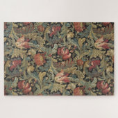 Rich Floral Tapestry Brocade Antiek Classic Legpuzzel (Horizontaal)