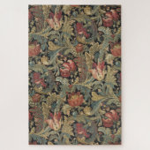Rich Floral Tapestry Brocade Antiek Classic Legpuzzel (Verticaal)