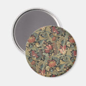 Rich Floral Tapestry Brocade Antiek Classic Magneet (Voorkant / Achterkant)