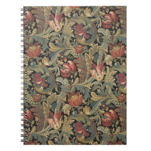 Rich Floral Tapestry Brocade Antiek Classic Notitieboek
