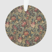 Rich Floral Tapestry Brocade Antiek Classic Ornament (voorkant)