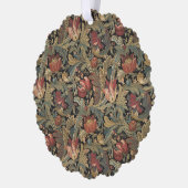 Rich Floral Tapestry Brocade Antiek Classic Ornament Kaart (Links)