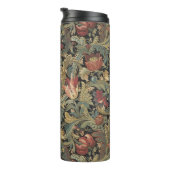 Rich Floral Tapestry Brocade Antiek Classic Thermosbeker (Geroteerd rechts)