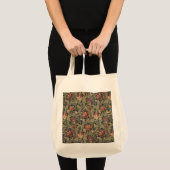 Rich Floral Tapestry Brocade Antiek Classic Tote Bag (Voorkant (product))
