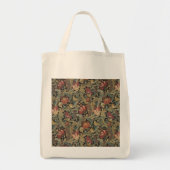 Rich Floral Tapestry Brocade Antiek Classic Tote Bag (Voorkant)