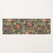 Rich Floral Tapestry Brocade Antiek Classic Yogamat (Achterkant (horizontaal))