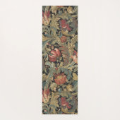 Rich Floral Tapestry Brocade Antiek Classic Yogamat (Achterkant)