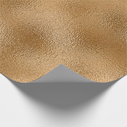 Rich Gold Glass Abstract Cadeaupapier (Hoek)