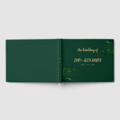 Rich Green Golden Theme Gastenboek (Volledig)