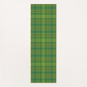 Rich Green Tartan Yogamat (Voorkant)