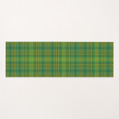 Rich Green Tartan Yogamat (Voorkant (horizontaal))