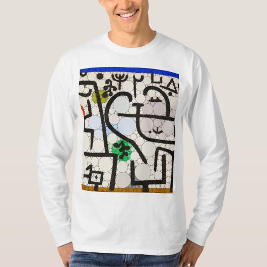 Rich Harbor, Infinity Stippen van After Paul Klee T-shirt (Voorkant)