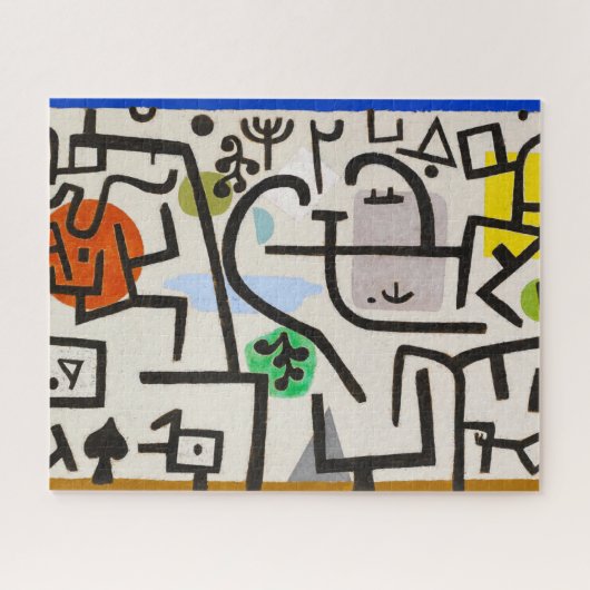 Rich Harbour by Paul Klee Legpuzzel (Horizontaal)