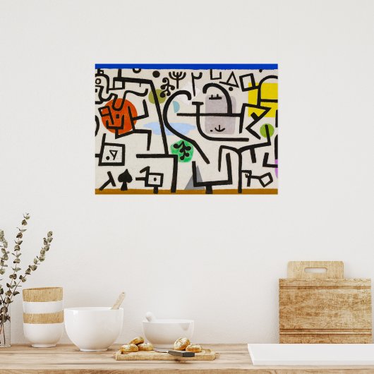 Rich Harbour by Paul Klee Poster (Keuken)