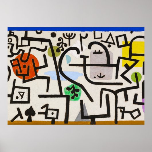 Rich Harbour by Paul Klee Poster (Voorkant)