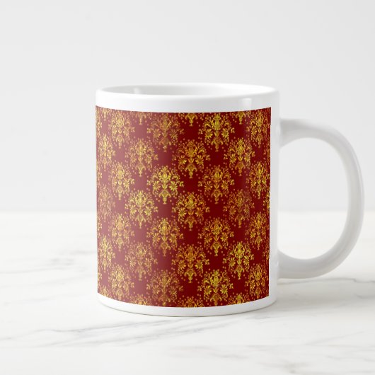 Rich Holiday Damask Grote Koffiekop (Rechts)