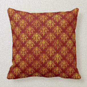 Rich Holiday Damask Kussen