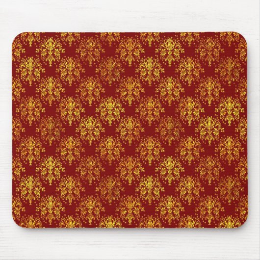 Rich Holiday Damask Muismat (Voorkant)
