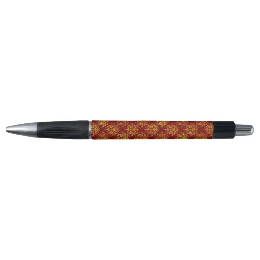 Rich Holiday Damask Pen (Voorkant)