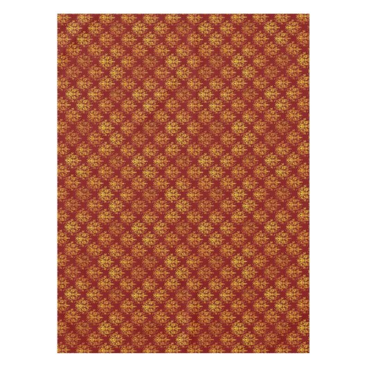 Rich Holiday Damask Tafelkleed (Voorkant)