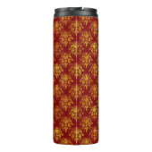 Rich Holiday Damask Thermosbeker (Achterkant)
