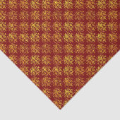 Rich Holiday Damask Tissuepapier (Detail)