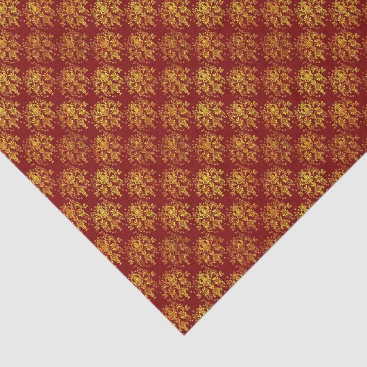 Rich Holiday Damask Tissuepapier (Detail)