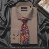 Rich Impressionist Floral Necktie Stropdas