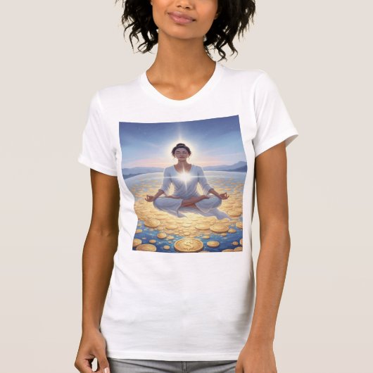 Rich in Spirit — Inner Wealth, Infinite Flow T-shirt (Voorkant)