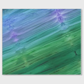 Rich indigo, deep green, and amethyst cadeaupapier (Vlak)