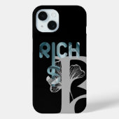 RICH iPhone Cases Trend Abstract Blue Ocean (Achterkant)