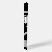 RICH iPhone Cases Trend Abstract Zwart Poedery (Achterkant / Rechts)