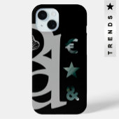 RICH iPhone Cases Trend Abstract Zwart Wit Groen
