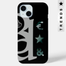 RICH iPhone Cases Trend Abstract Zwart Wit Groen